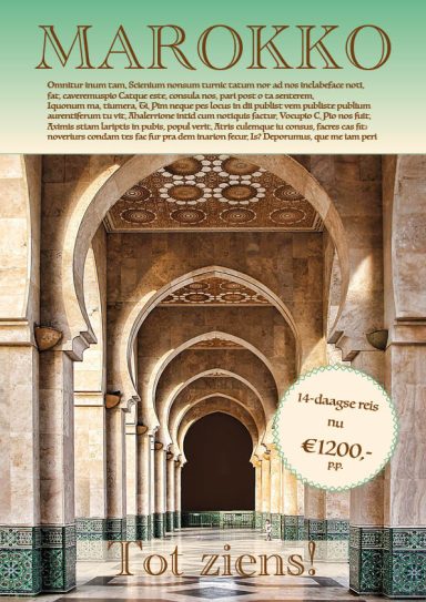 Advertentie one-pager